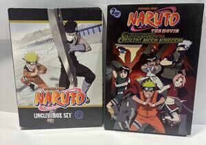 Movie Anime Naruto Shonen Jump DVD Uncut Box Set (5 Discs) Lot